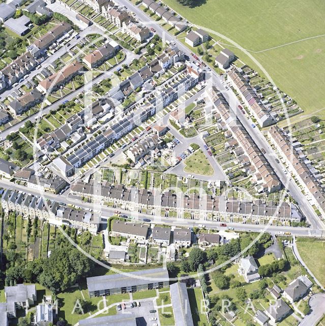 Aerial view of Larkhall, Bath c.1982