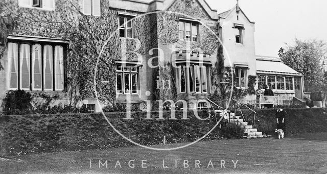 The rear of the Priory, Weston Lane, Bath c.1910