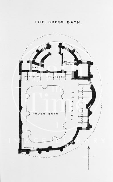 Plan of the Cross Bath as modified by Major Davis 1885-1888