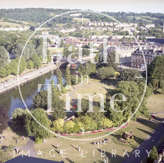 View from the roof of the Empire Hotel, Bath 1996