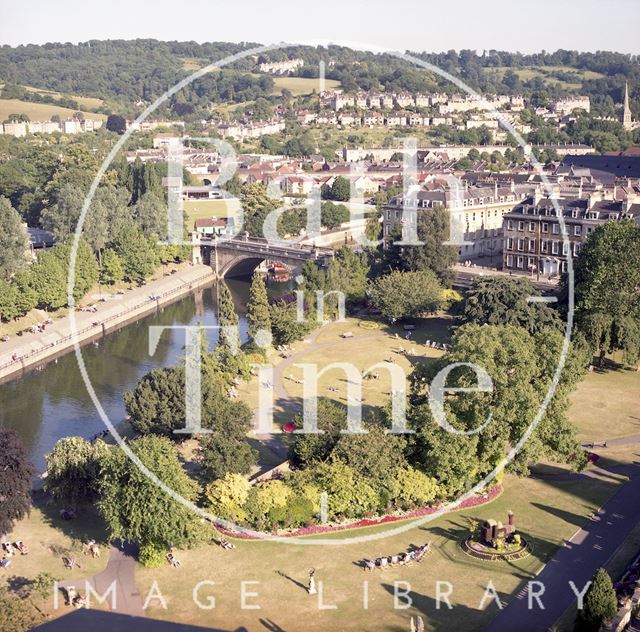 View from the roof of the Empire Hotel, Bath 1996