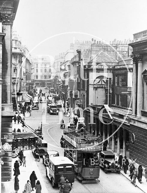 Colonnade, Stall Street and Union Street, Bath c.1936