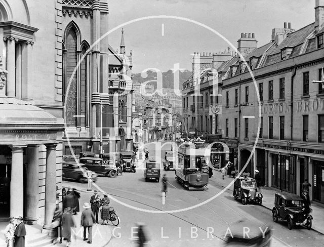 Busy comings and goings in Northgate Street, Bath c.1935?