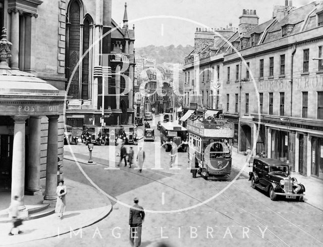 Busy comings and goings in Northgate Street, Bath c.1935?