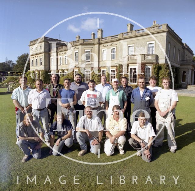 The craftsmen that helped renovate Hartham Park, Wiltshire 1997