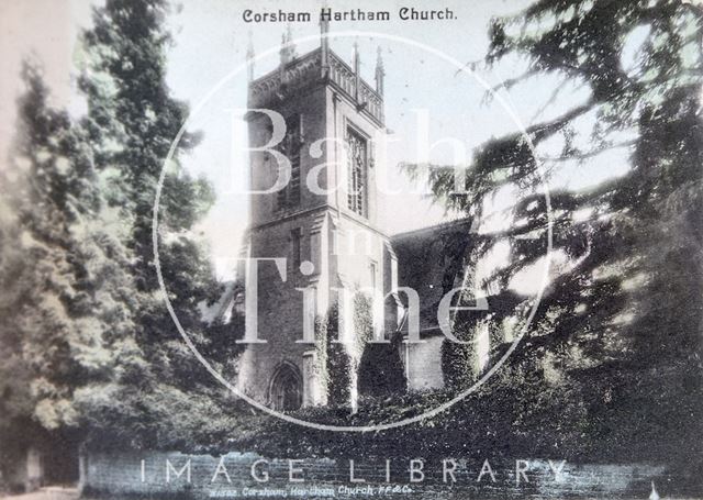 The private chapel at Hartham near Corsham, Wiltshire c.1920