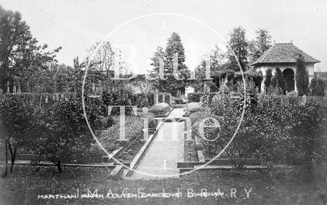 The Dutch gardens at Hartham Park, Wiltshire c.1910