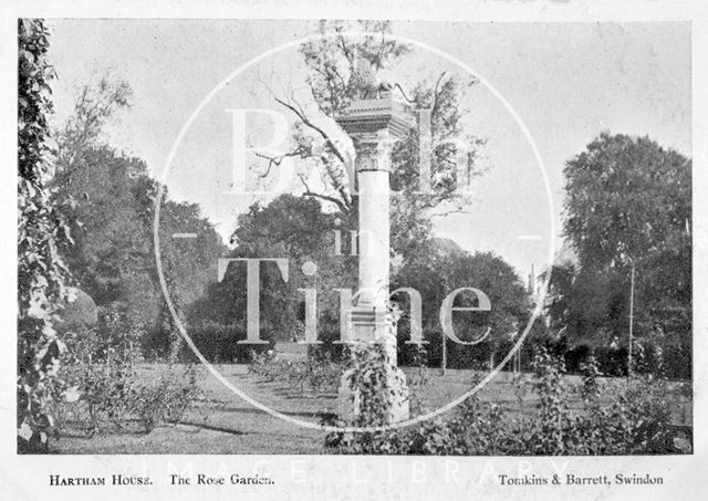 The rose garden, Hartham House, Wiltshire c.1910