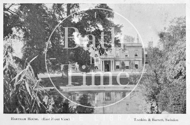 The east front of Hartham Park, Wiltshire c.1910