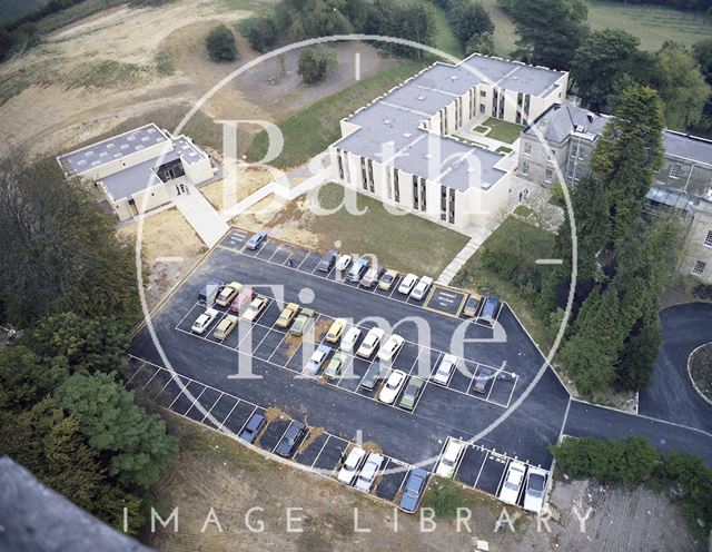 Aerial view of Bailbrook House c.1980