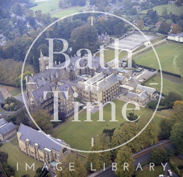 Aerial view of the Royal High School, Lansdown, Bath c.1980