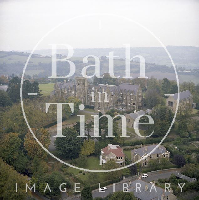 Aerial view of the Royal High School, Lansdown, Bath c.1980