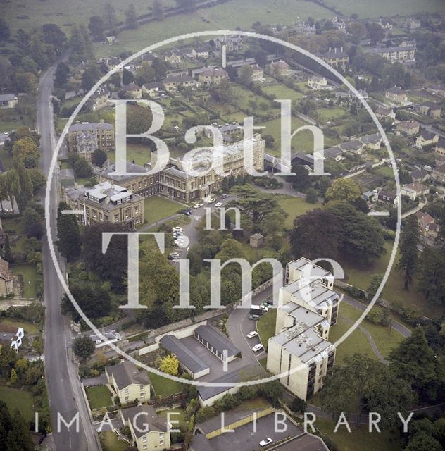 Aerial view of the Bath Spa Nursing College c.1980