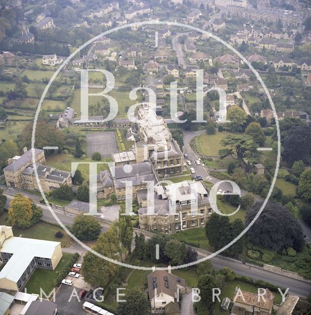 Aerial view of the Bath Spa Nursing College c.1980