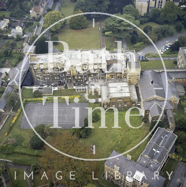 Aerial view of the Bath Spa Nursing College c.1980