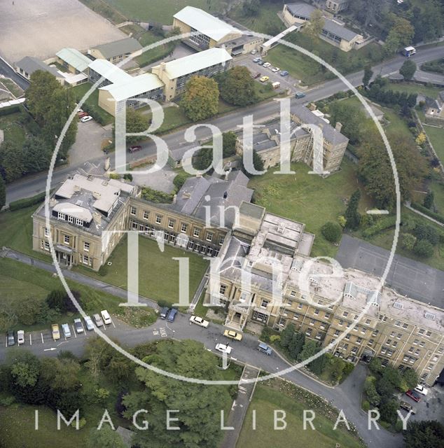 Aerial view of the Bath Spa Nursing College c.1980