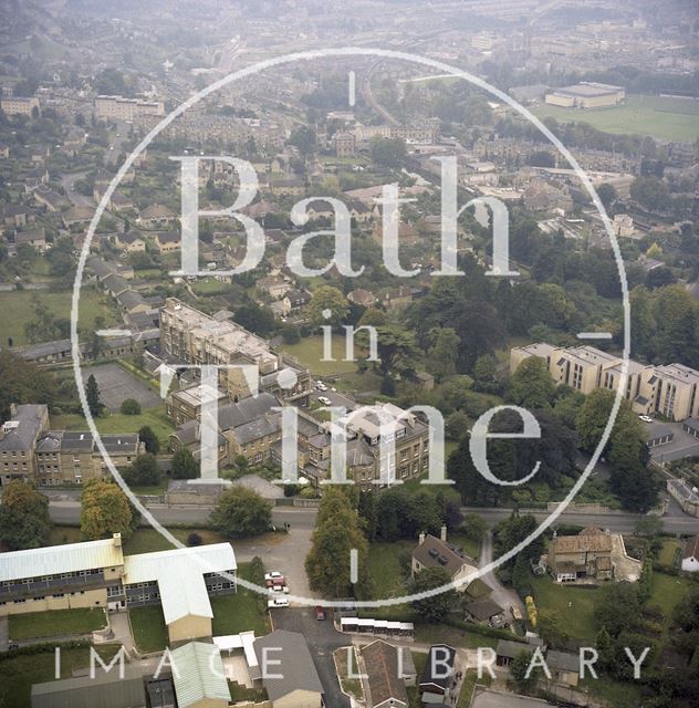 Aerial view of the Bath Spa Nursing College c.1980