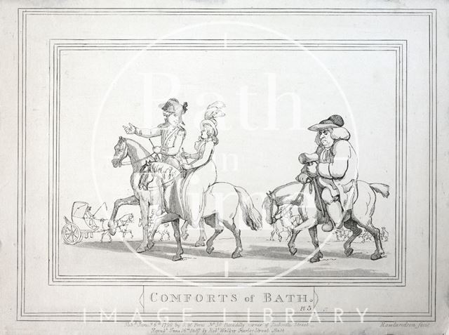 Comforts of Bath, Plate 5 1798, republished 1857