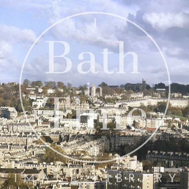 View of Bath from Beechen Cliff c.1975