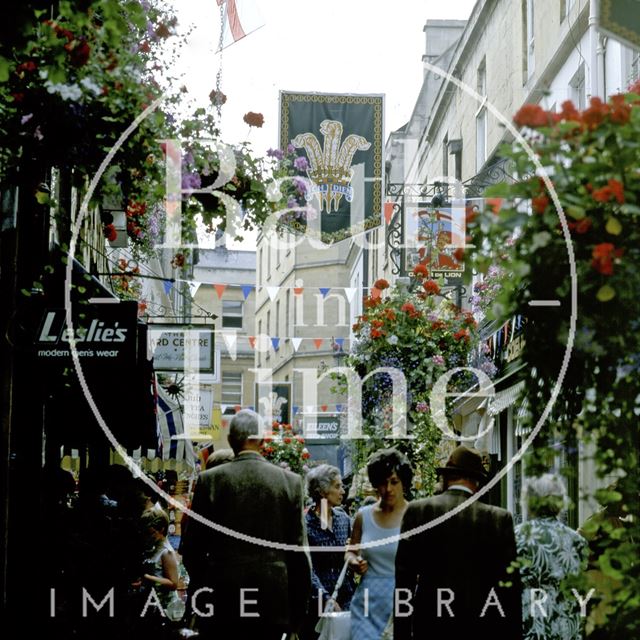 Northumberland Place decorated for the Royal Wedding, Bath 1981