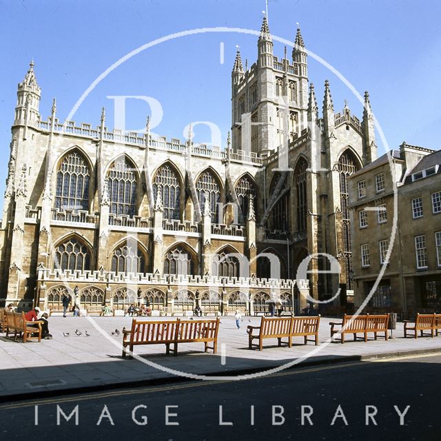 Kingston Parade and Bath Abbey c.1975