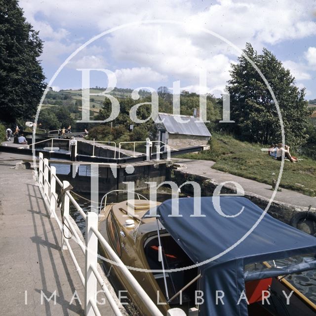 Saltford Lock near Bath c.1978