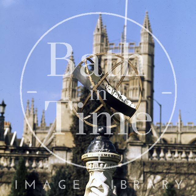 Parade Gardens with Bath Abbey in the background c.1975