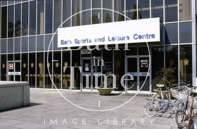 The entrance to Bath Sports Centre c.1978?