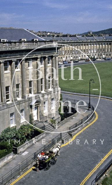 View of Royal Crescent, Bath c.1980