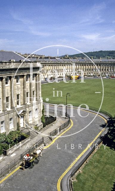 View of Royal Crescent, Bath c.1980