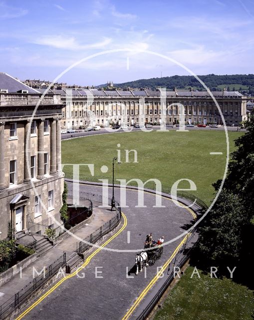 View of Royal Crescent, Bath c.1980