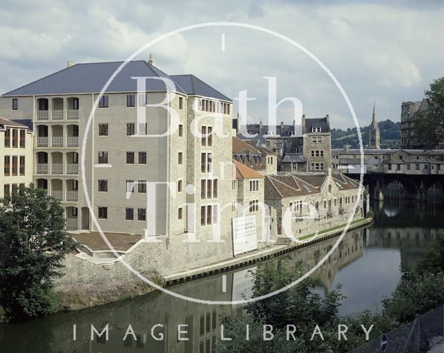 The newly completed riverside development of Northanger Court, Grove Street, Bath c.1982