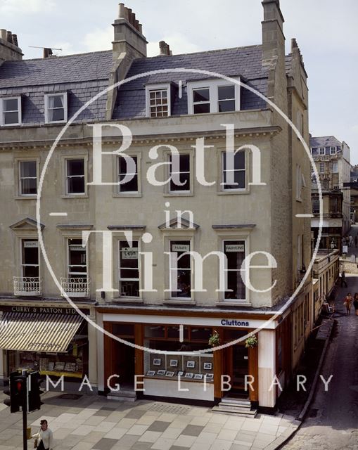 The offices of Cluttons estate agents, George Street, Bath c.1980