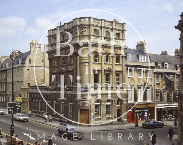 The National Westminster Bank building, corner of George Street and Milsom Street, Bath c.1978