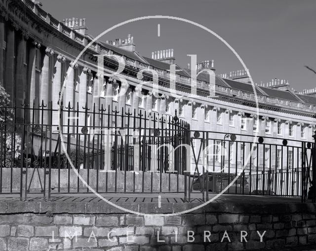 Railings and columns of Royal Crescent, Bath c.2002?