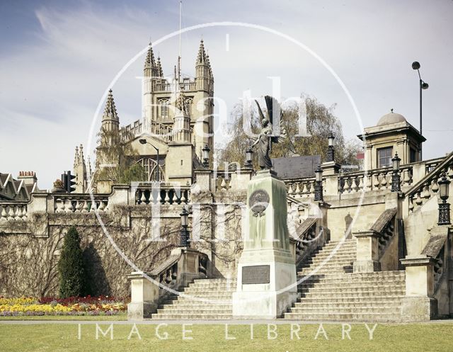 Parade Gardens with Bath Abbey in the background c.1990