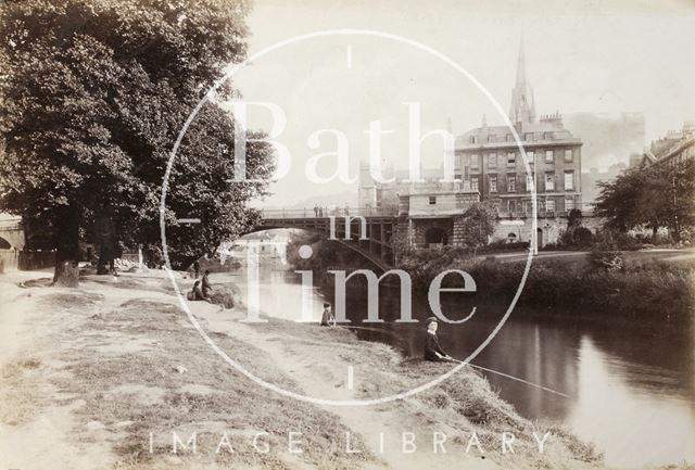 North Parade Bridge, Bath c.1890