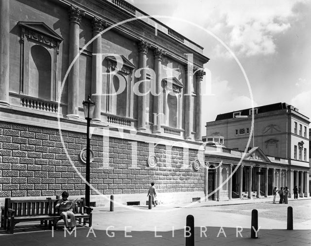 The Pump Room and entrance to King's and Queen's Bath c.1973