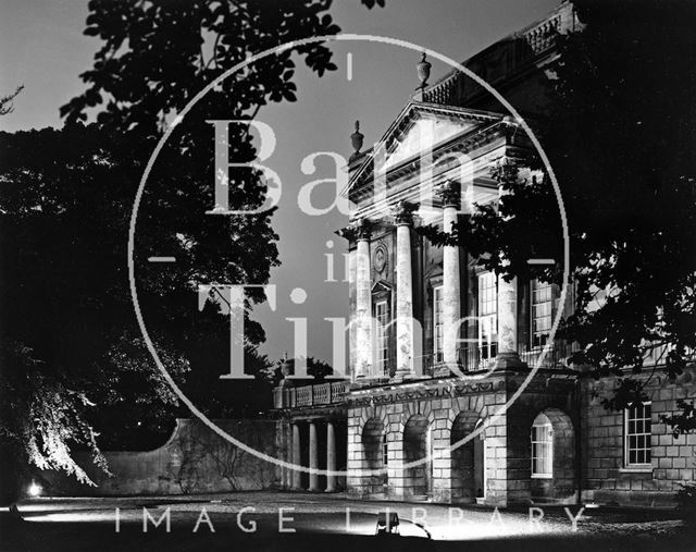 The Holburne Museum under floodlights, Bath c.1973