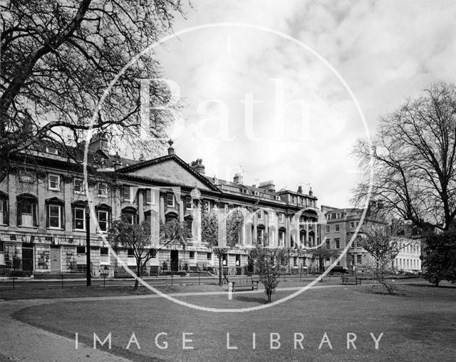 The north side of Queen Square, Bath c.1973