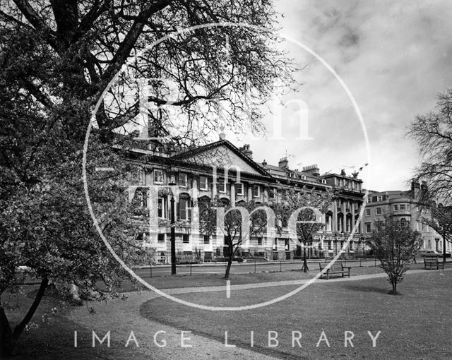 The north side of Queen Square, Bath c.1973