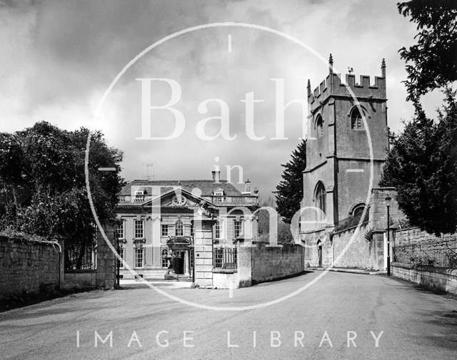 Widcombe Manor and church, Bath c.1973