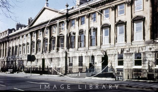 The north side of Queen Square, Bath c.1965