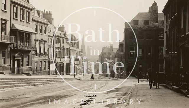 Belmont, Lansdown Road showing spire of St. Michael's Church, Bath c.1915