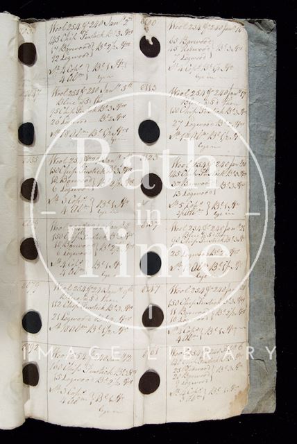 The Wallbridge Mill Dyebook, Book 2, Frome, Somerset c.1809