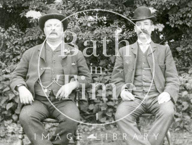 Charles Harding (left) c.1890-1910