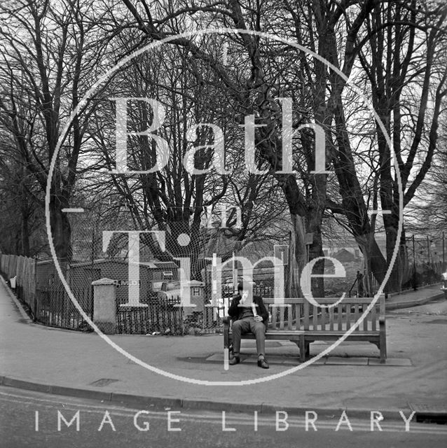 Dredging the River Avon at Green Park as part of the Flood Prevention Scheme, Bath 1972