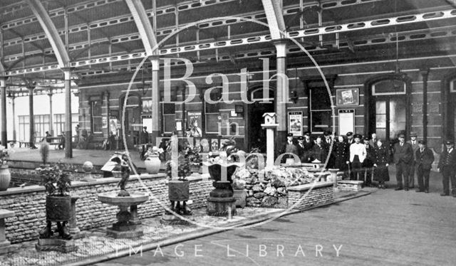 Green Park L.M.S. Station, Bath c.1900