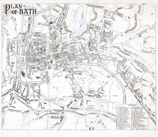 Plan of Bath 1894