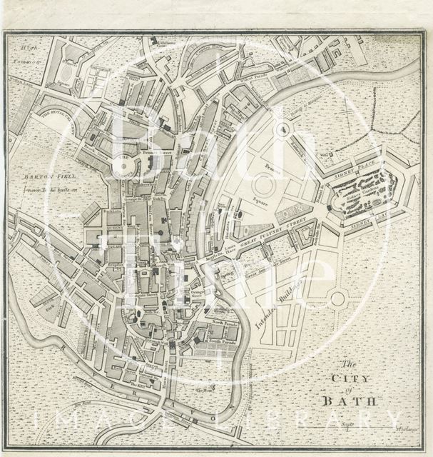 Plan of the City of Bath 1801